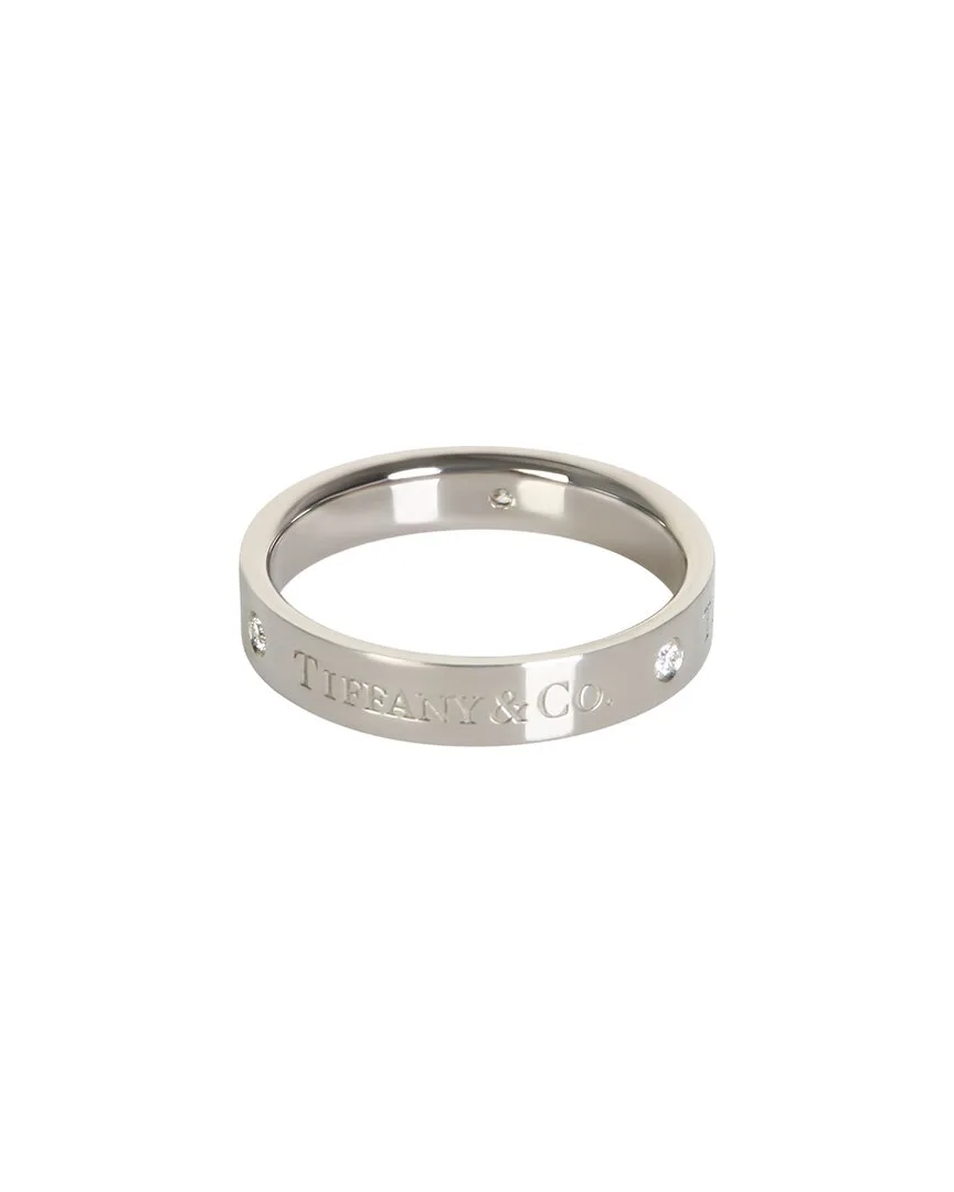 T&Co. Platinum 0.07 ct. tw. Diamond Ring (authentic Pre-Loved) by Tiffany & Co.
