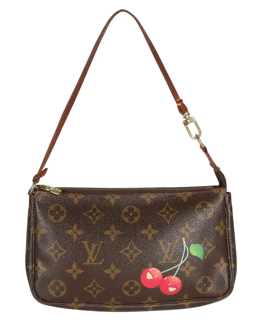 Brown Monogram Canvas Cerises Pochette Accessoires (authentic Pre-Loved)