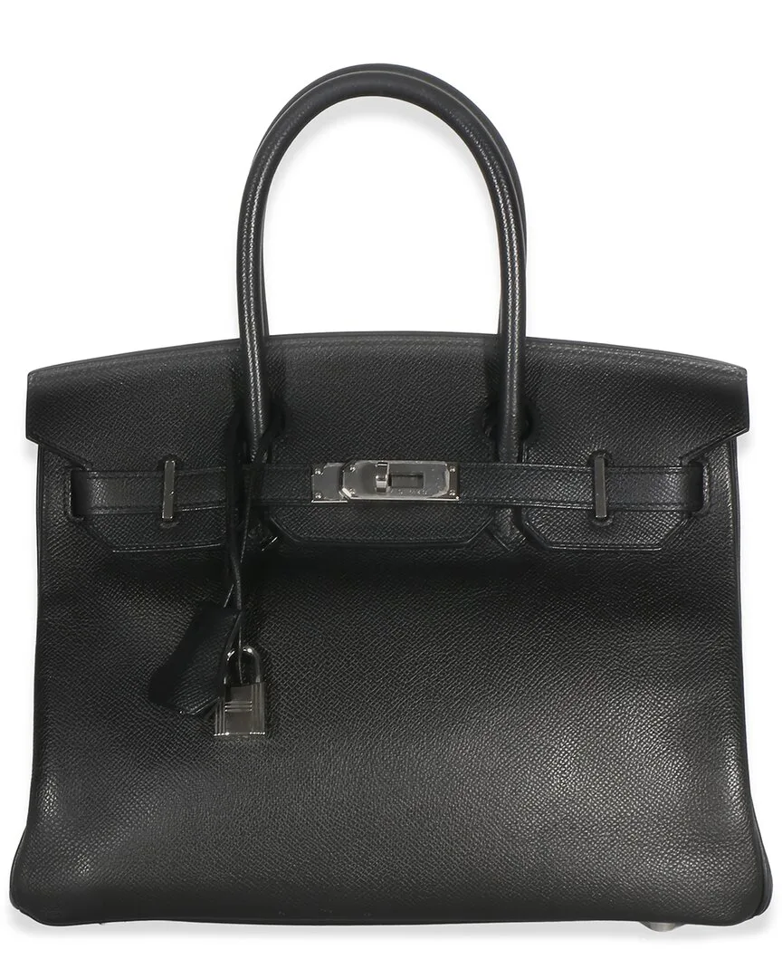Black Epsom Birkin 30 Phw (authentic Pre-Loved)