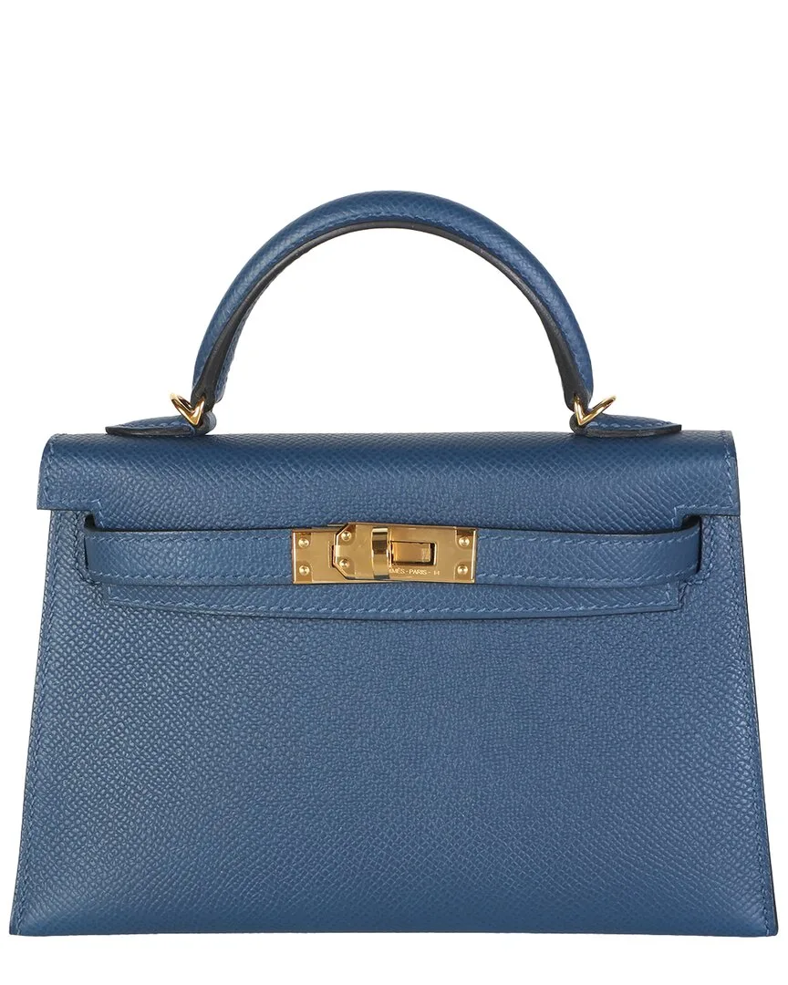 Blue Epsom Mini Kelly 20 Ghw (authentic Pre-Loved) by Herms