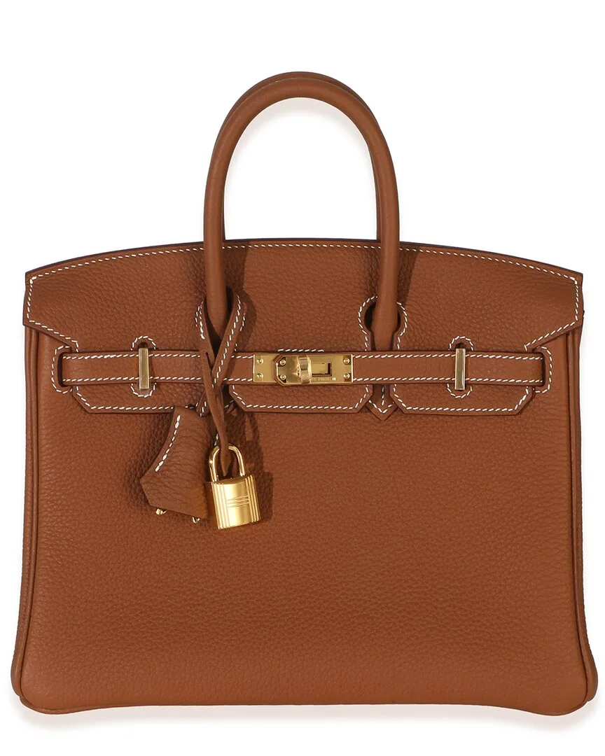 Brown Togo Birkin 25 Ghw (authentic Pre-Loved) by Herms