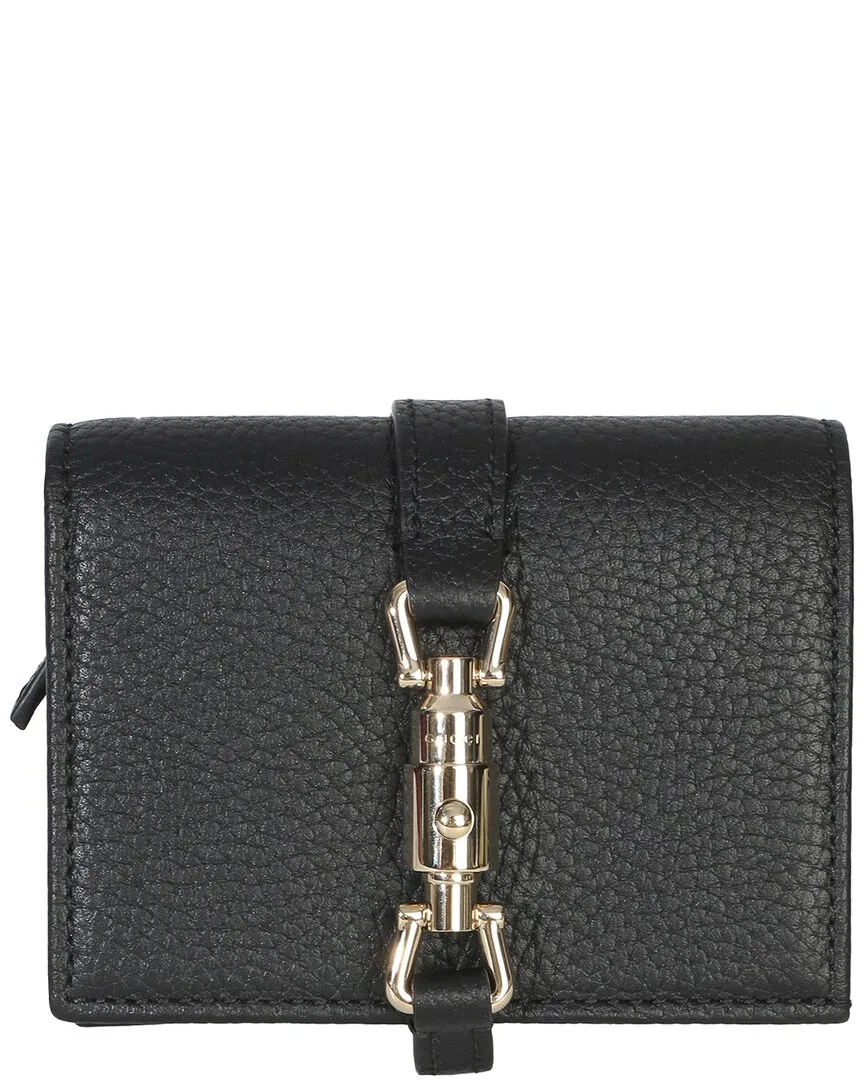 Black Calfskin Jackie 1961 Mini Wallet (authentic Pre-Loved)