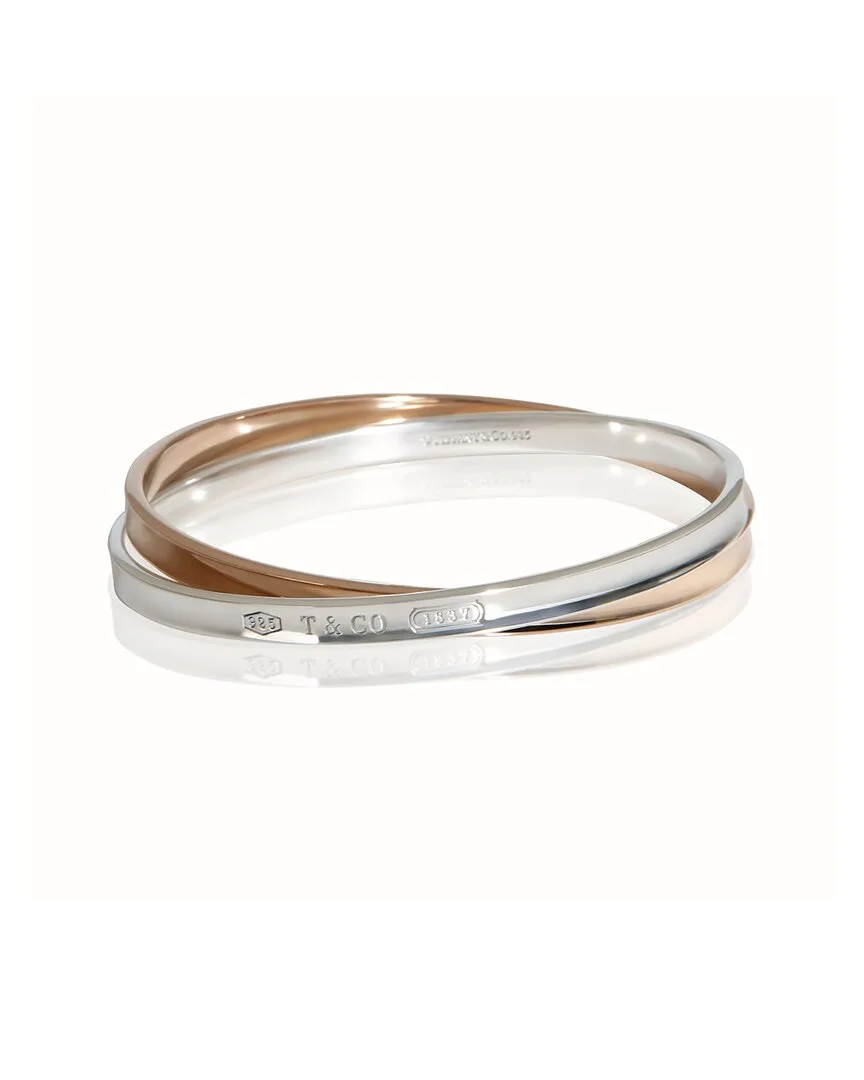 1837 Interlocking Silver Bracelet (authentic Pre-Loved) by Tiffany & Co.