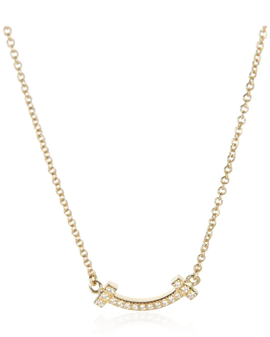 Mini Model Tiffany T Smile 0.03 ct. tw. Diamond Pendant (authentic Pre-Loved) by Tiffany & Co.