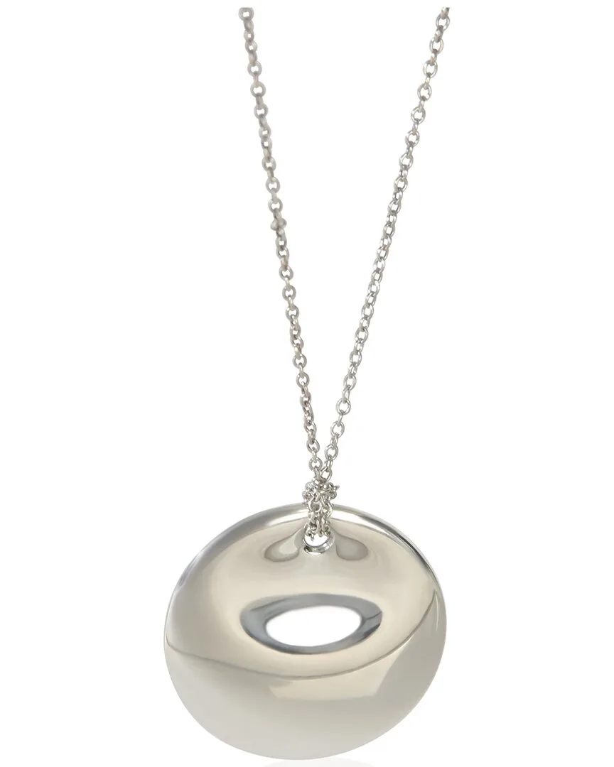 Paloma Picasso Round Disc Silver Pendant (authentic Pre-Loved) by Tiffany & Co.