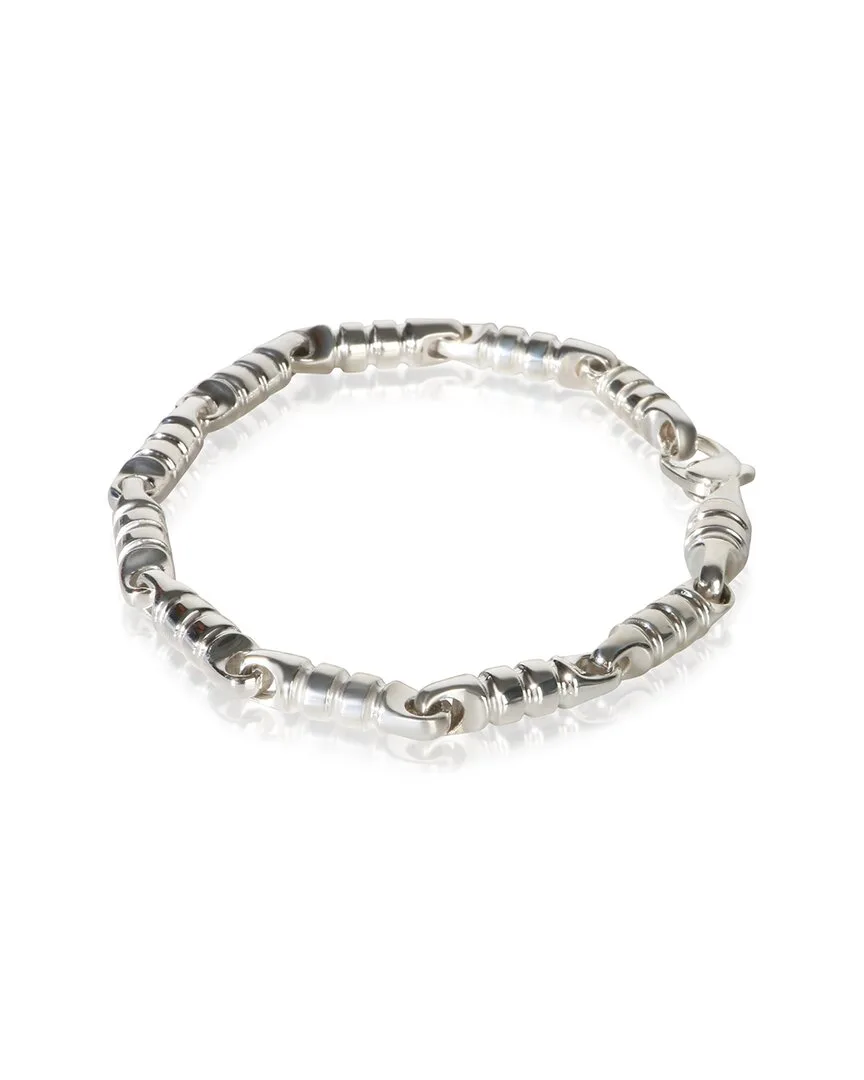 Paloma Picasso Groove Link Silver Bracelet (authentic Pre-Loved)