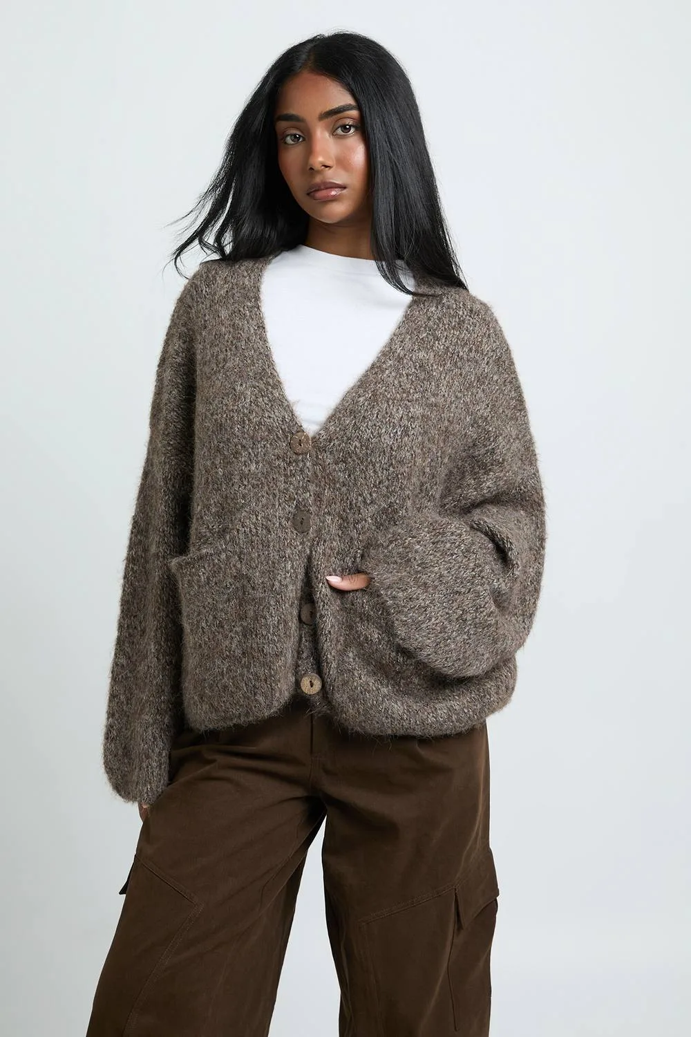 Soft Knit Oversized Cardigan