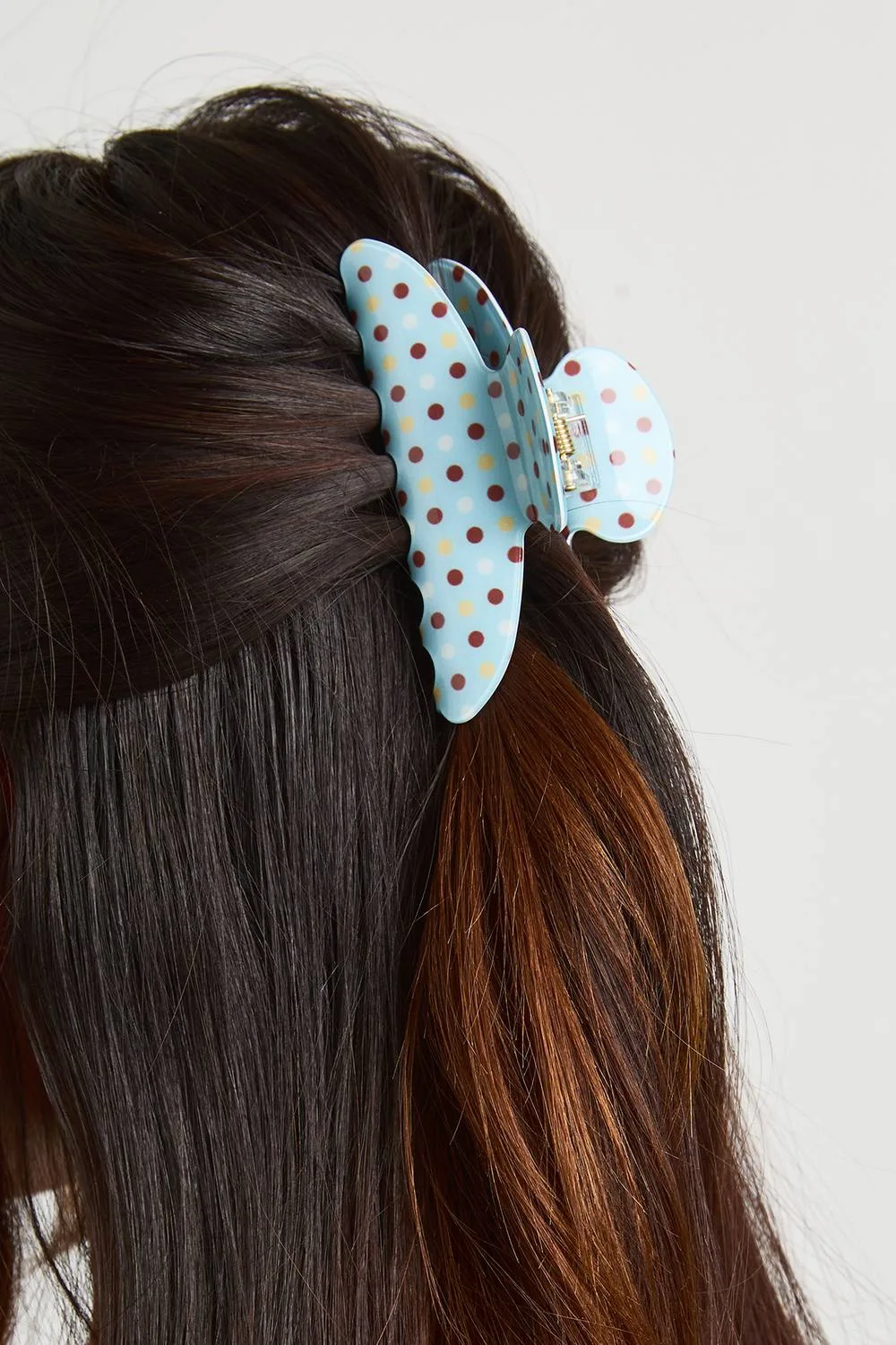 Polka Dot Claw Clip by boohoo