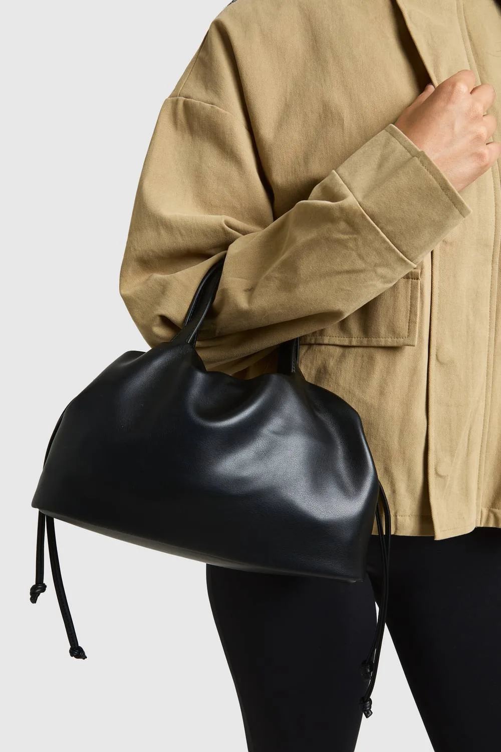 Ruched Top Grab Bag by boohoo
