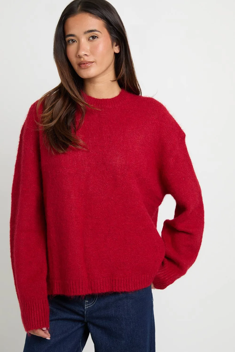 Super Soft Crew Neck Jumper by boohoo
