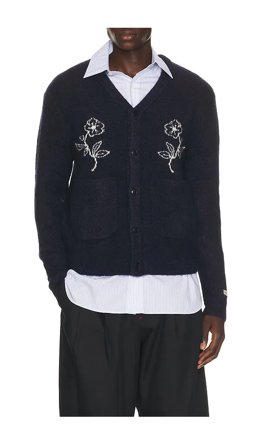 Gibson Jacquard Cardigan by Percival