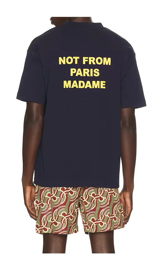 Bold Slogan Tee Shirt by DrÃ'le De Monsieur