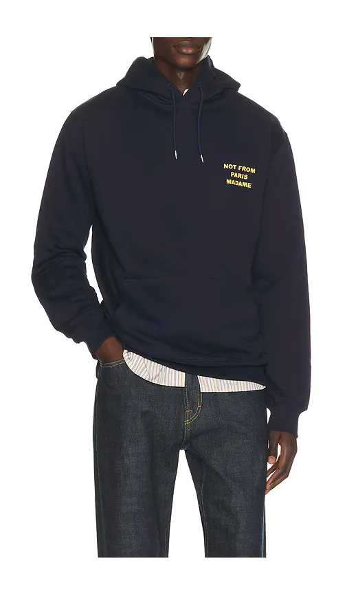 Bold Slogan Hoodie by DrÃ'le De Monsieur