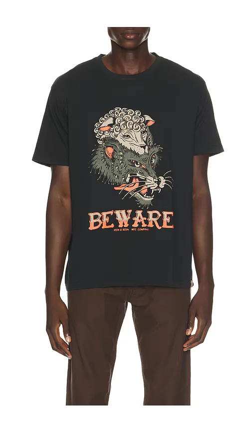 Beware Tee by Iron & Resin