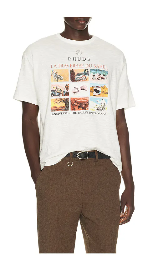 Traversee Du Sahel Slub Tee by Rhude
