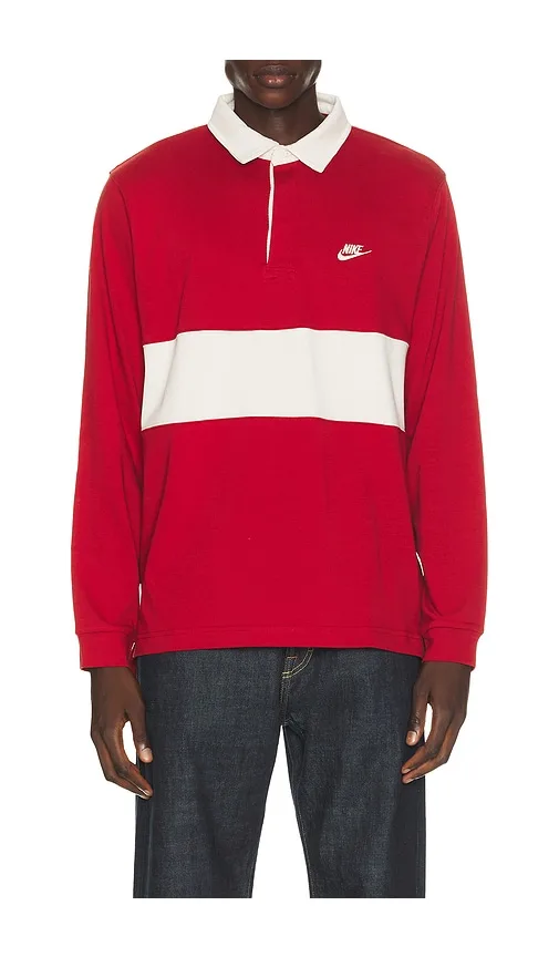 Club Long Sleeve Rugby Shirt by Nike
