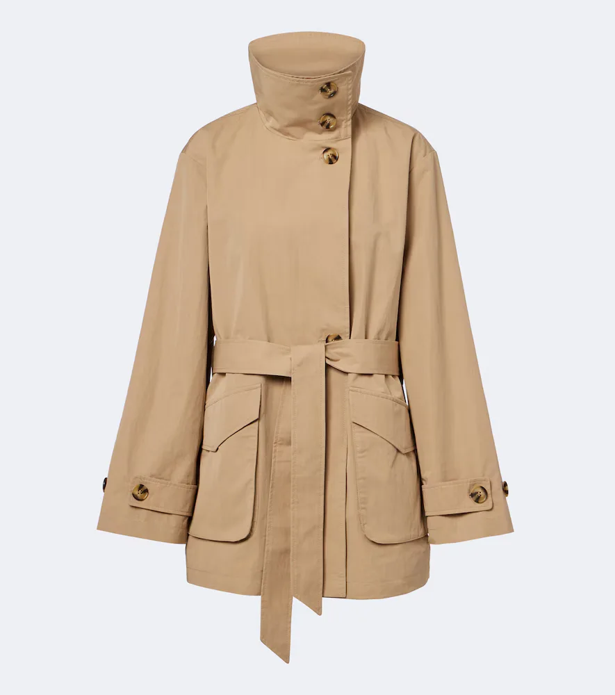 Celina Belted Cotton-Blend Jacket by Varley