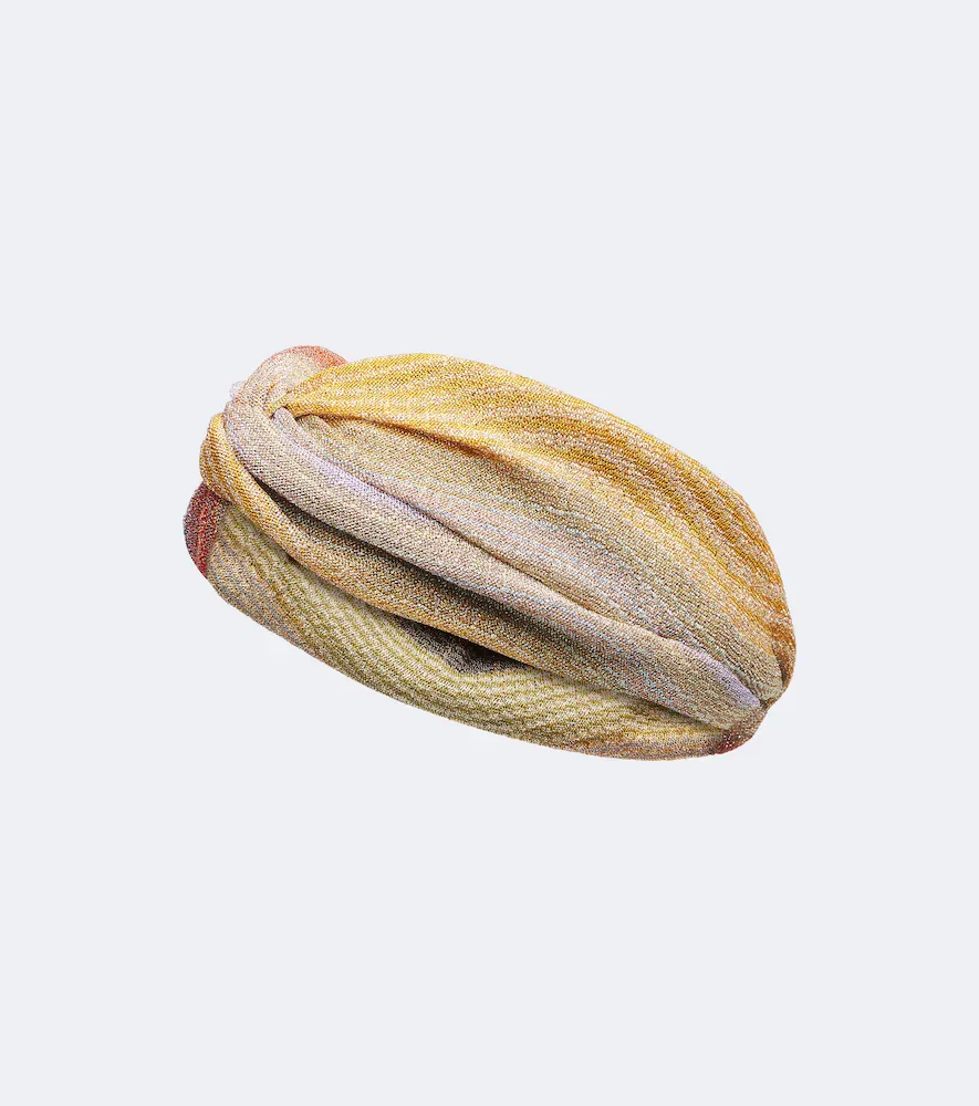 Striped Lamé Headband by Missoni