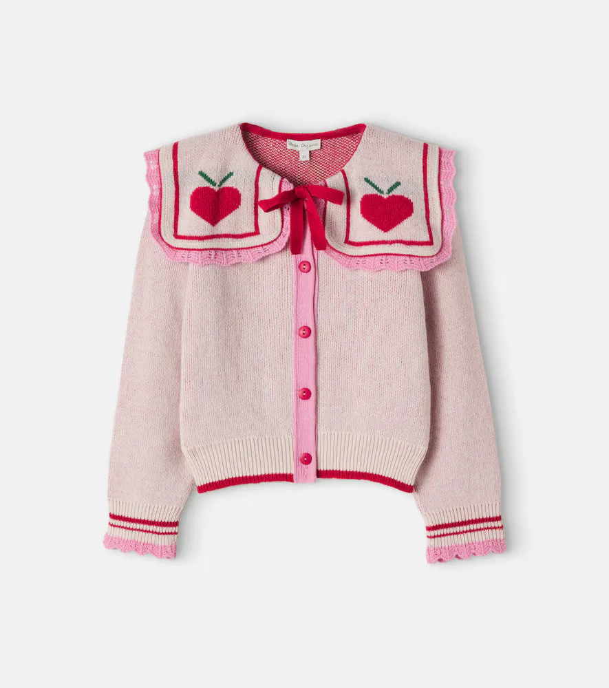 Pomme Bow-Detail Cardigan by Bebe Organic