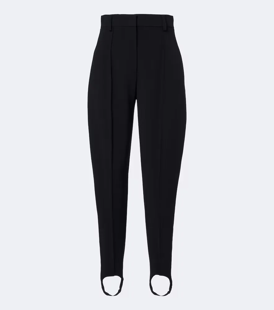 High-Rise Tapered Pants
