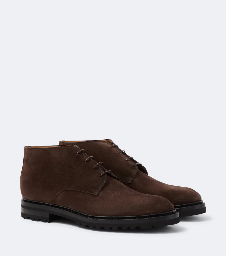 Suede Desert Boots by Kiton