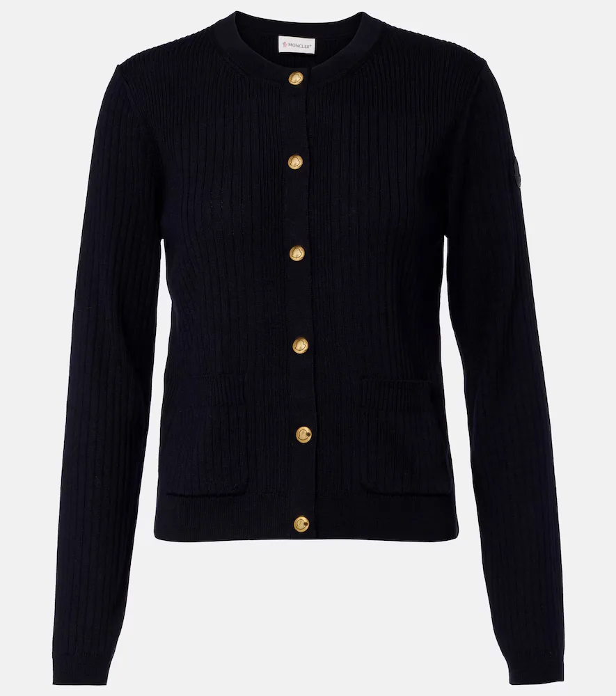 Wool-Blend Cardigan by Moncler