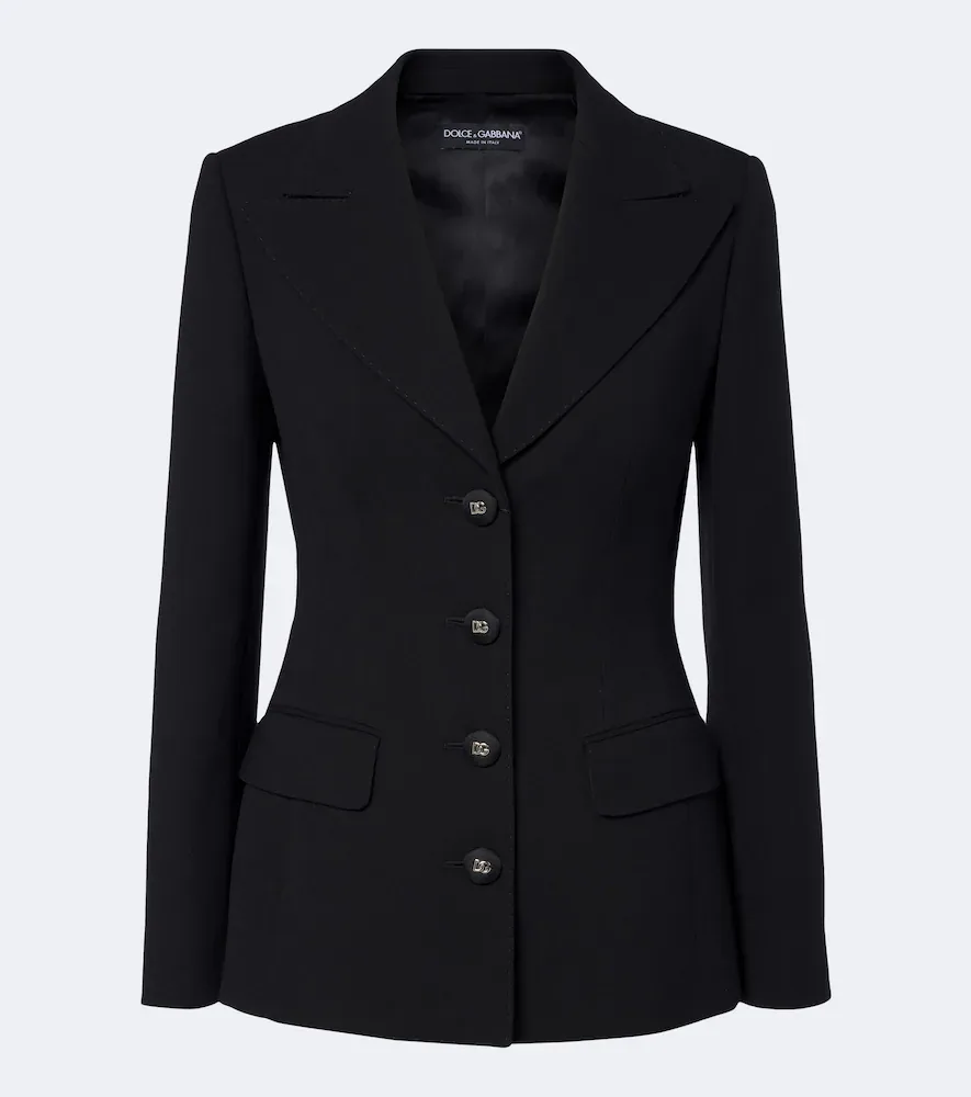 Virgin Wool Blazer by Dolce&Gabbana