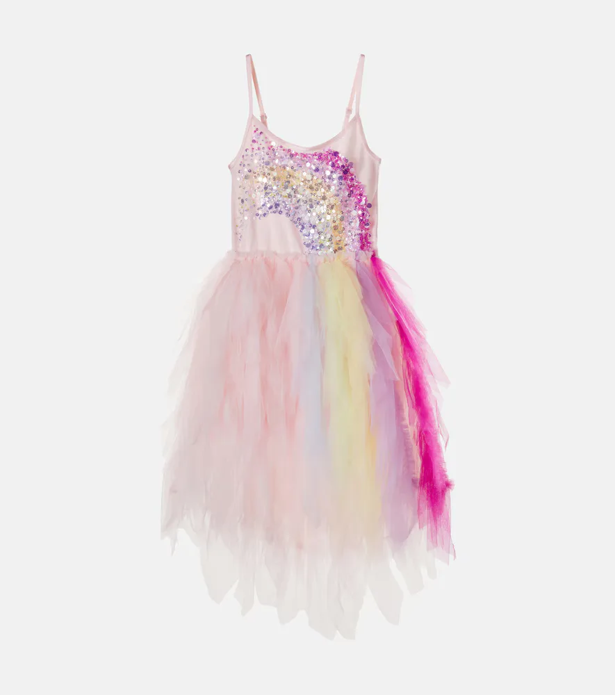 Glitterburst Embellished Tulle Dress by Tutu Du Monde
