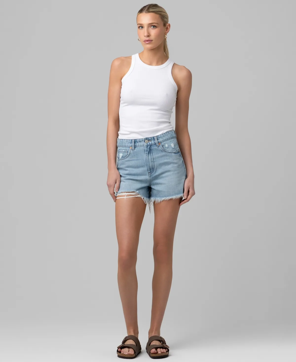5 Pocket Styling Cotton Shorts by Blank Nyc