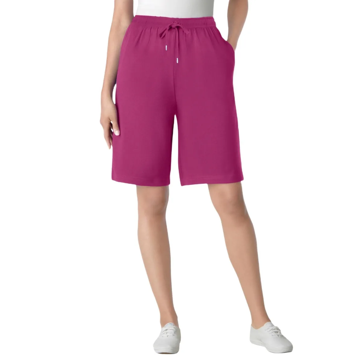 Sport Knit Short by Woman Within