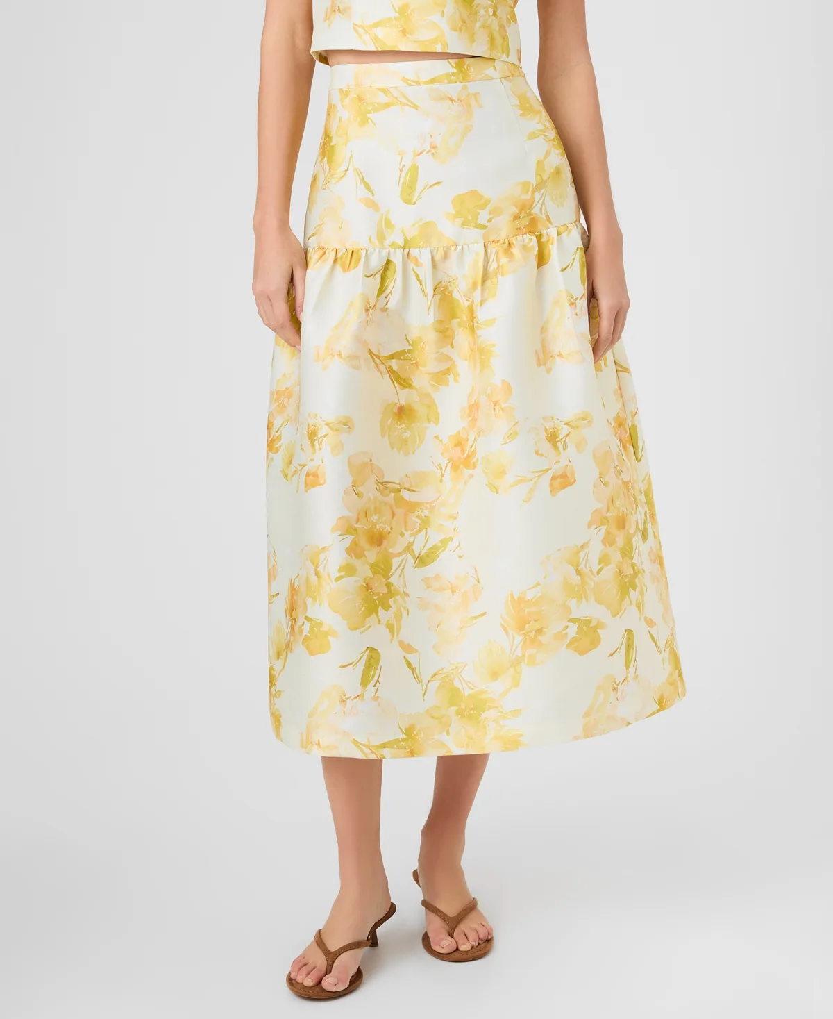 Printed Midi Skirt by French Connection
