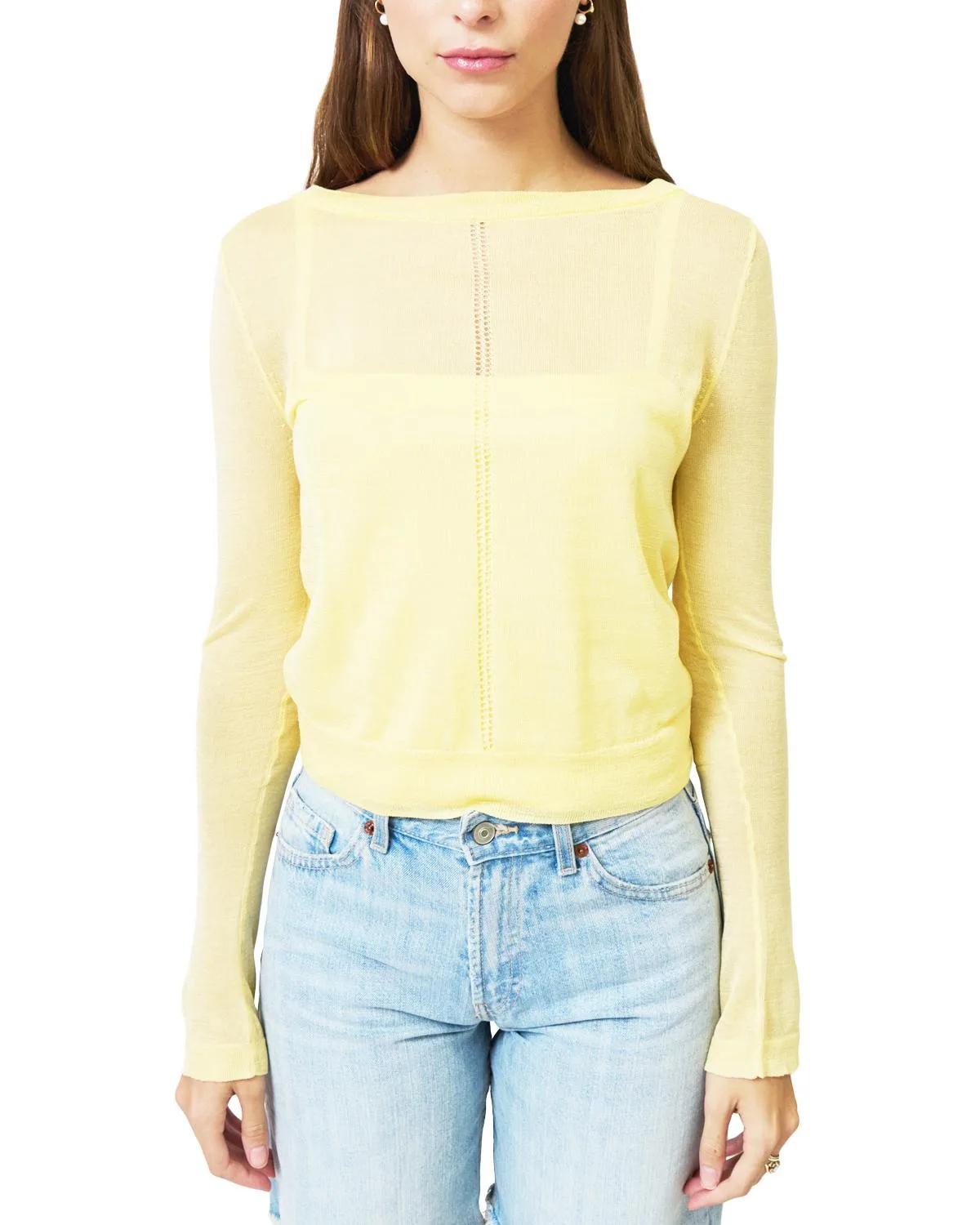 Brooklyn Double Layer Sheer Halter by Central Park West