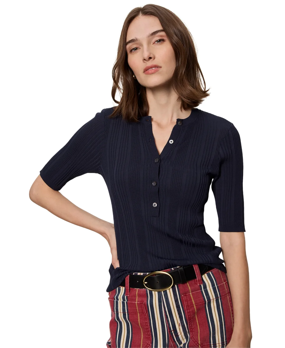 Air of Ease Half-Sleeve Top by Sanctuary