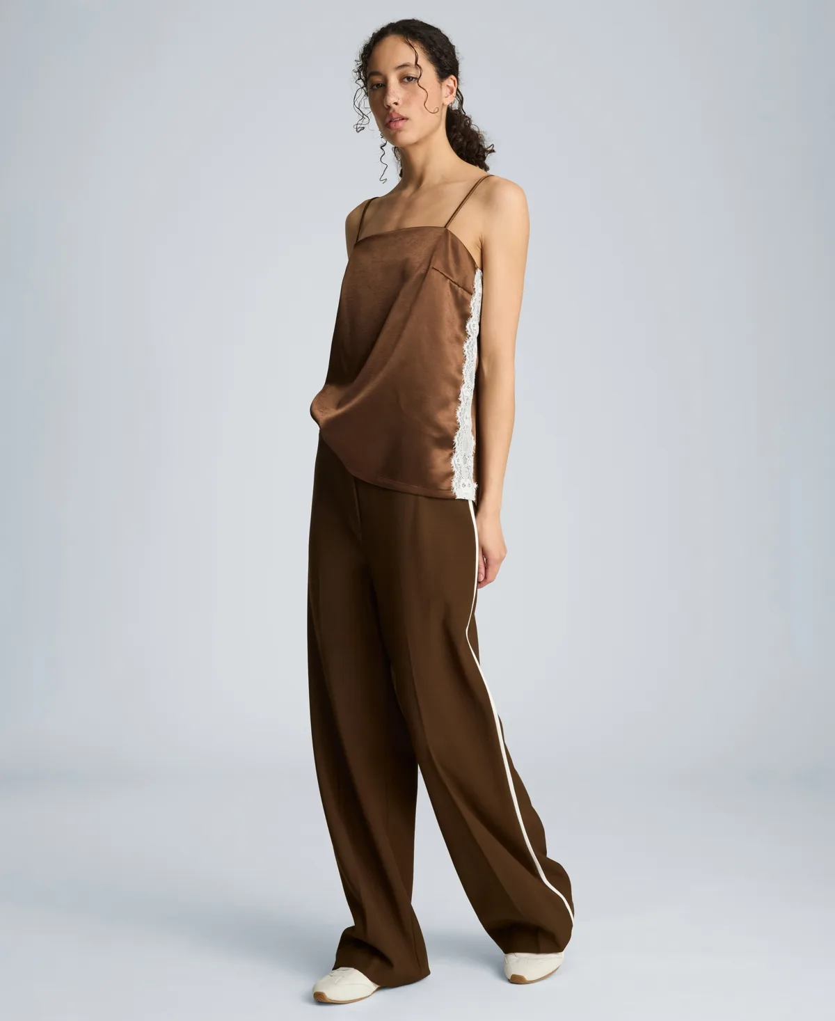 Straight Neck Sleeveless Camisole by Kenneth Cole