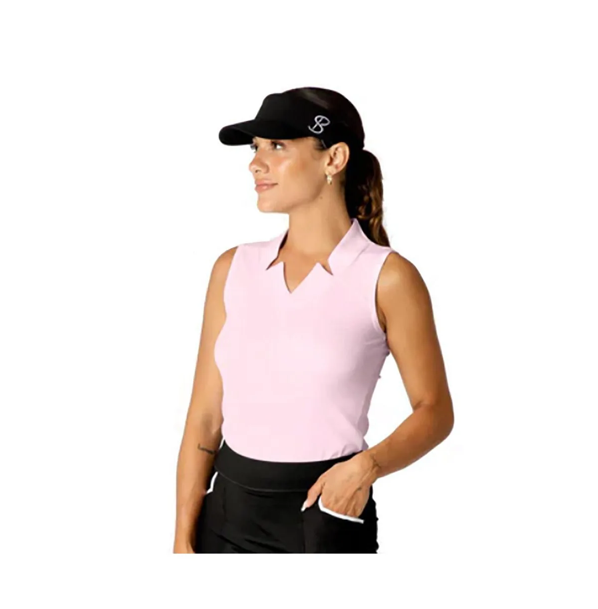 Golf Colors Sleeveless Golf Shirt by Sofibella