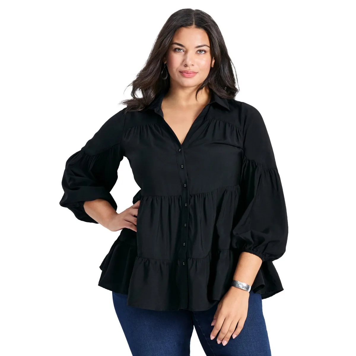Amari Tiered Tunic Shirt