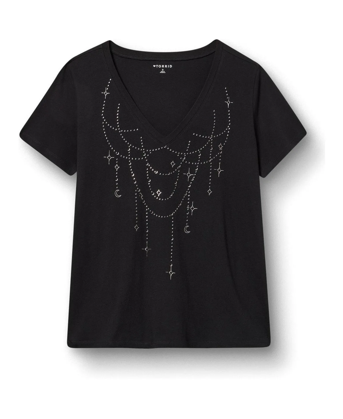 Classic Cotton V-Neck Tee by Torrid