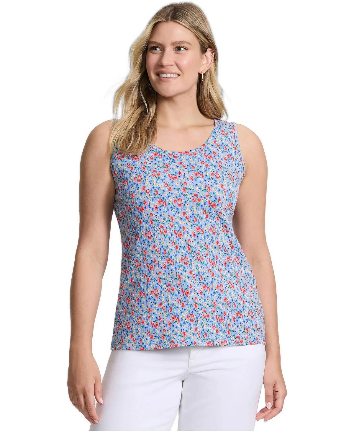 Tall Cotton Tank Top by Lands' End