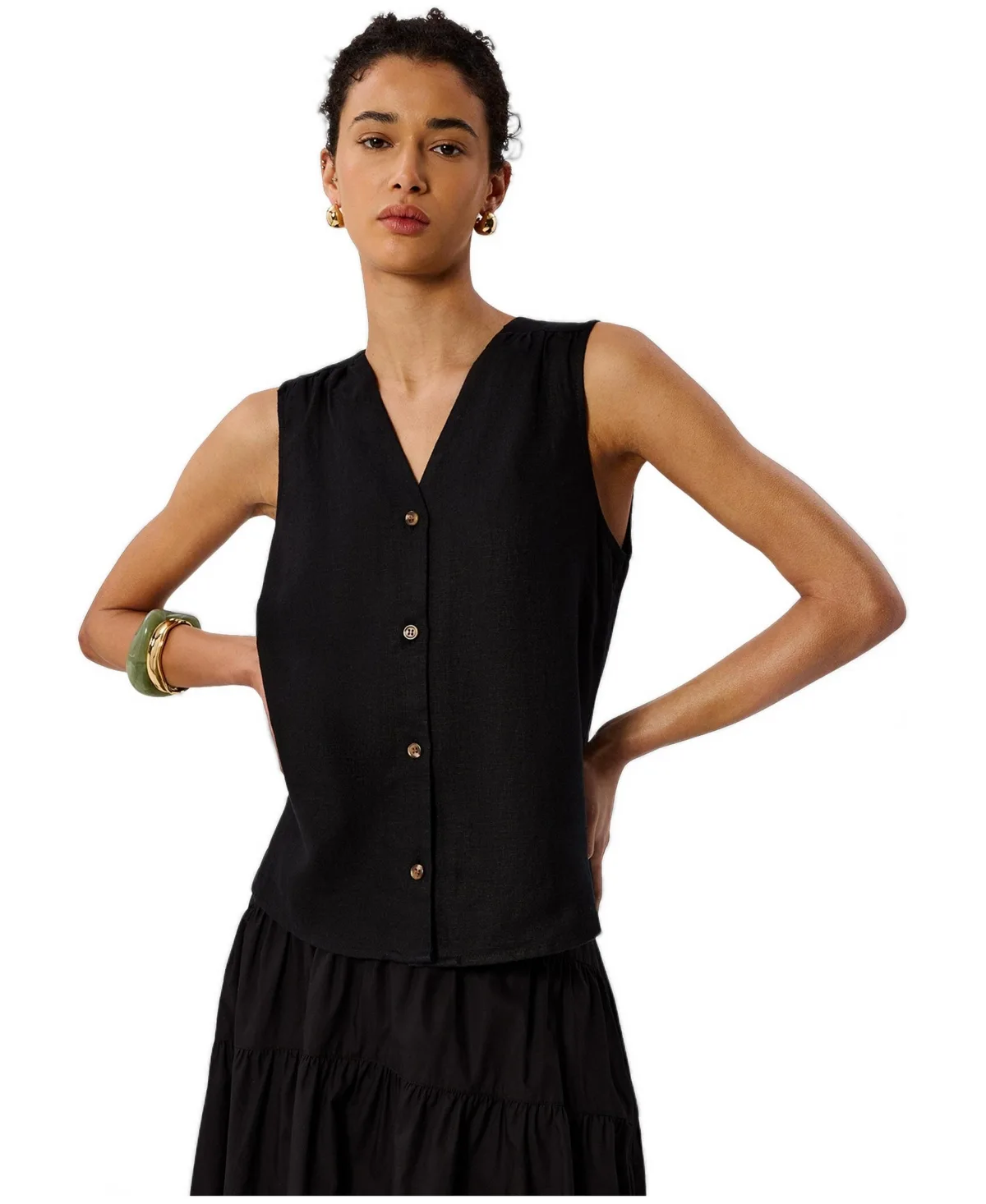 Laura Linen Tank by Whistles