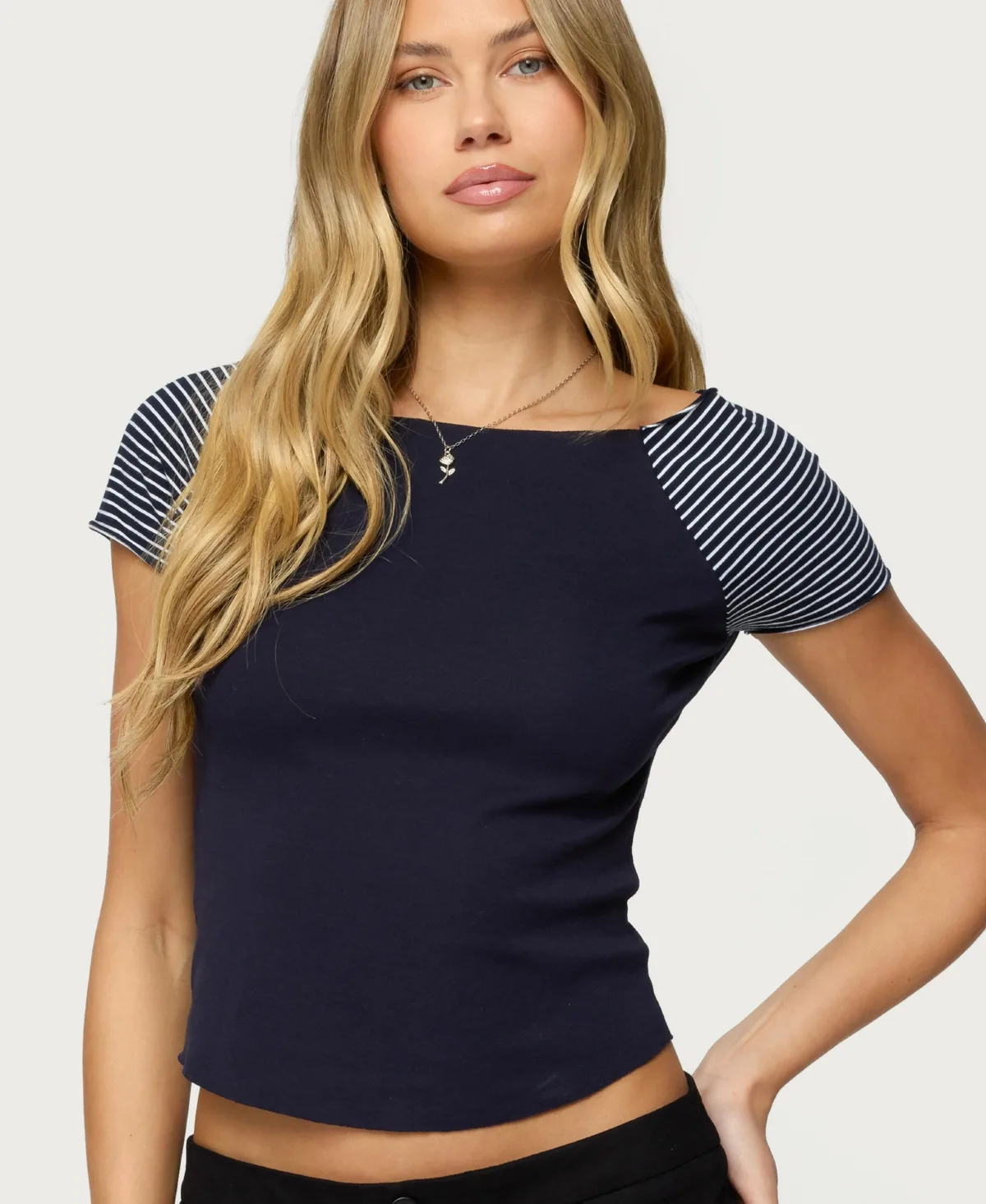 Marina Raglan Stripey T Shirt