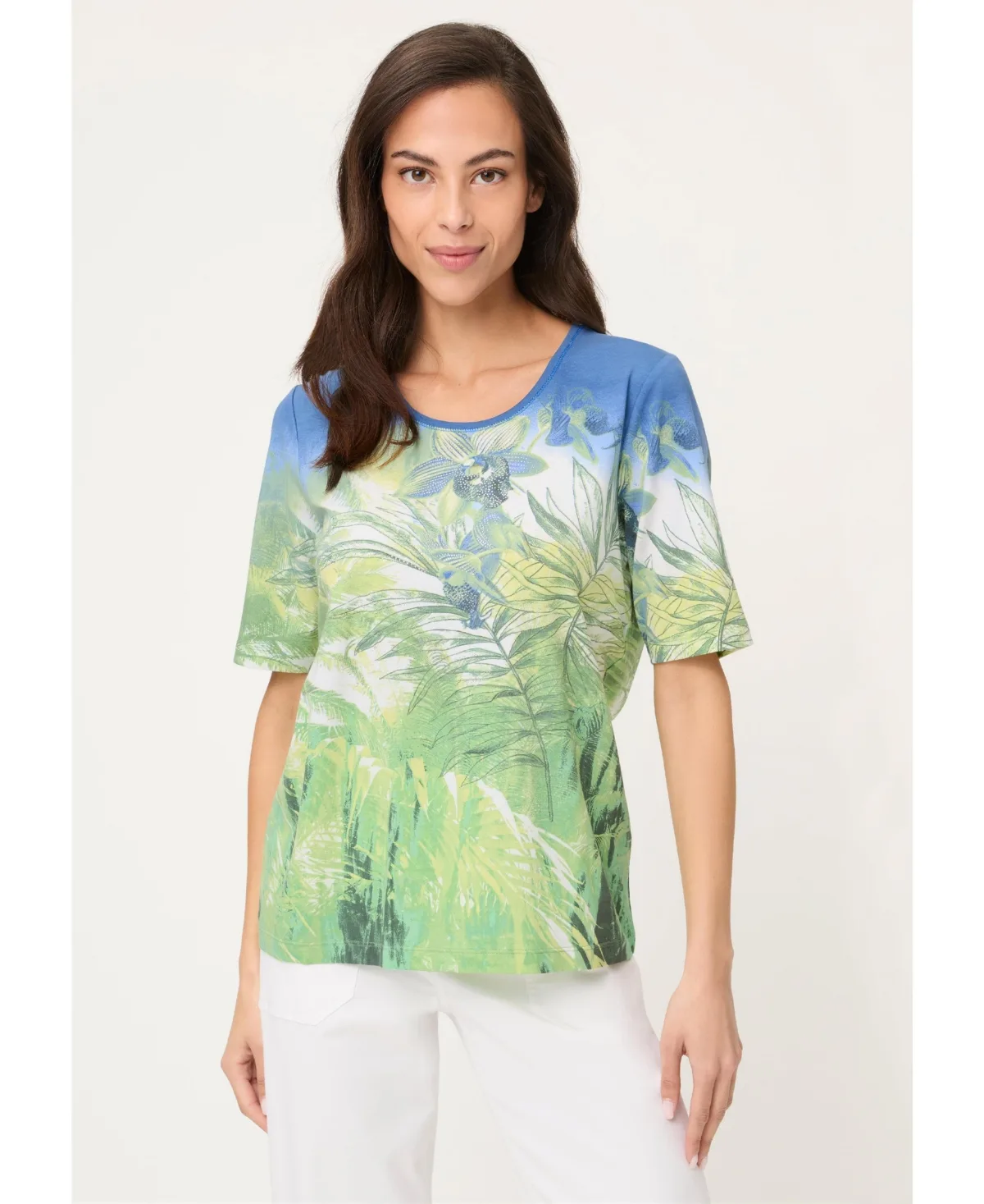 Botanical Print T-Shirt by Olsen