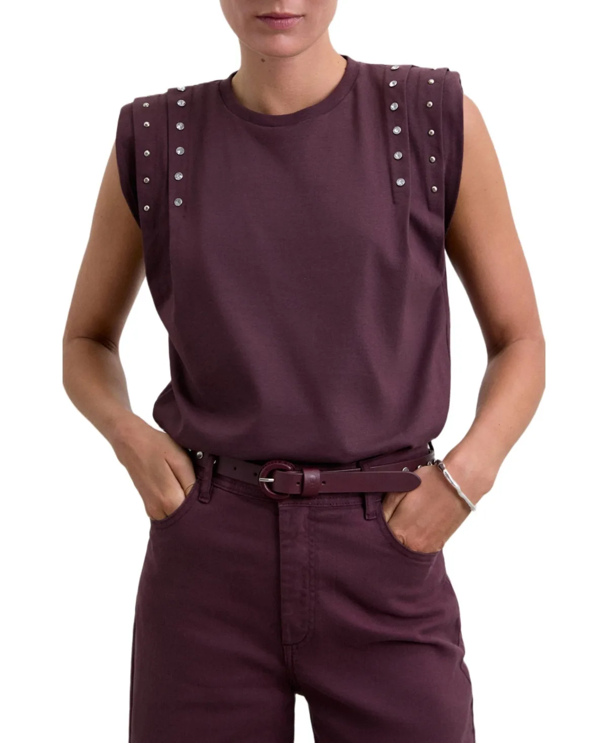 Jewellpleats Tee by Scalpers