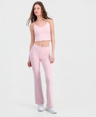 Syrma Cropped Sleeveless Top Syrma Flare Leggings by Guess