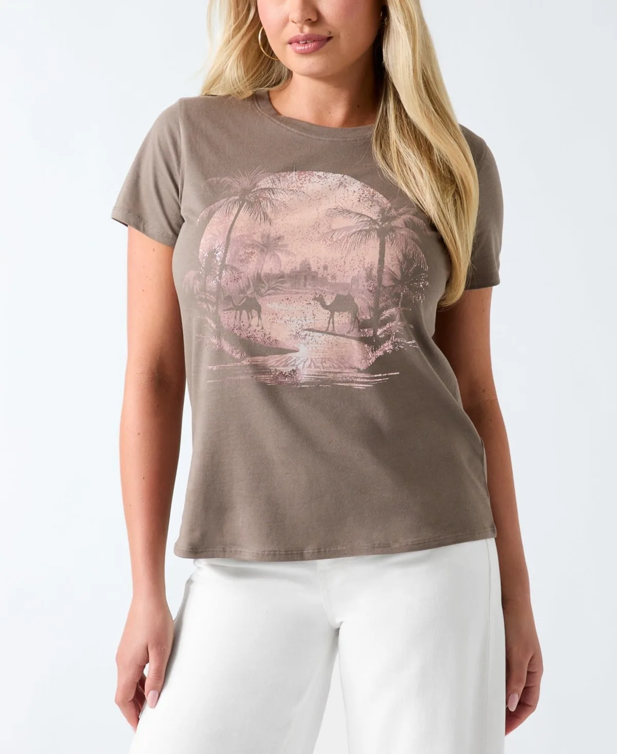 Short-Sleeve Desert Mirage Easy T-Shirt by Guess