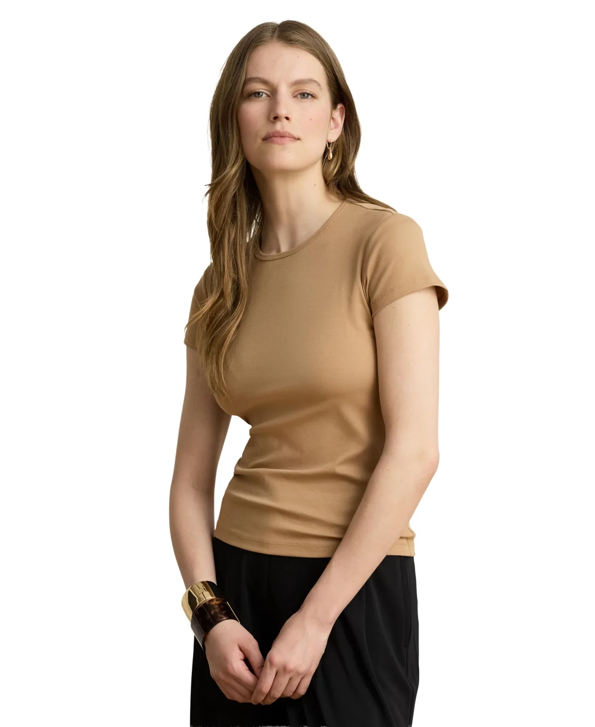 Stretch Knit T-Shirt by Lauren Ralph Lauren