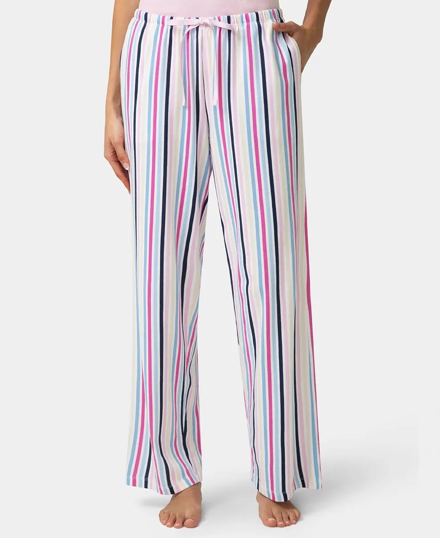 Printed Mid-Rise Pants