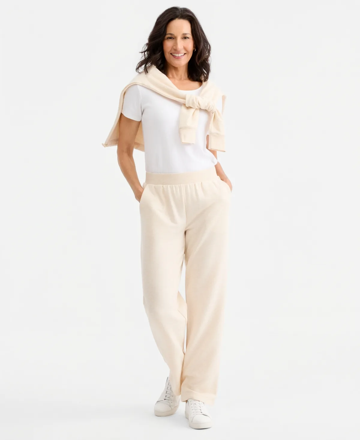 LuxLounge Fleece Pull-On Sweatpants by Style & Co