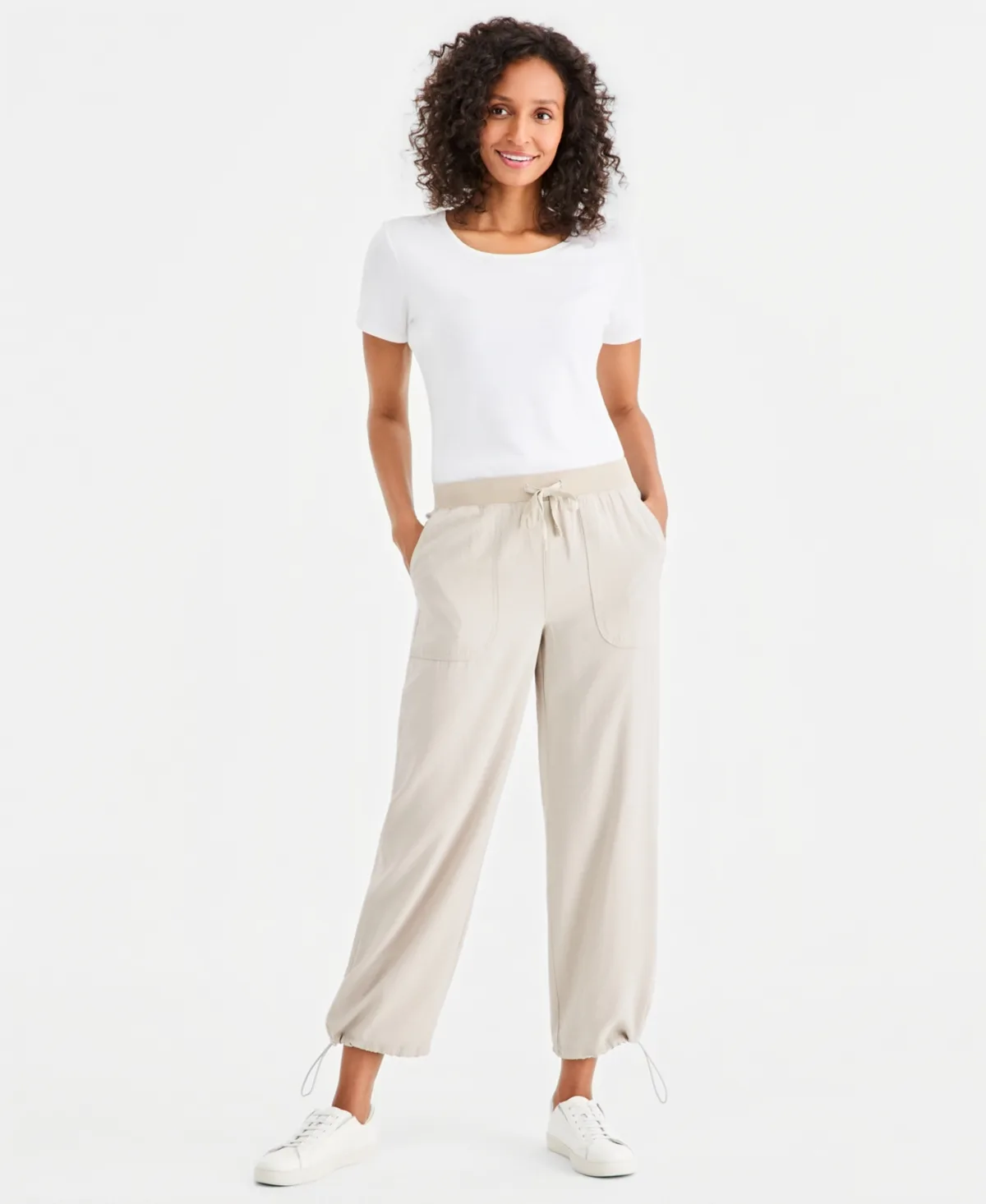 Drapey Bungee Wide-Leg Pants by Style & Co