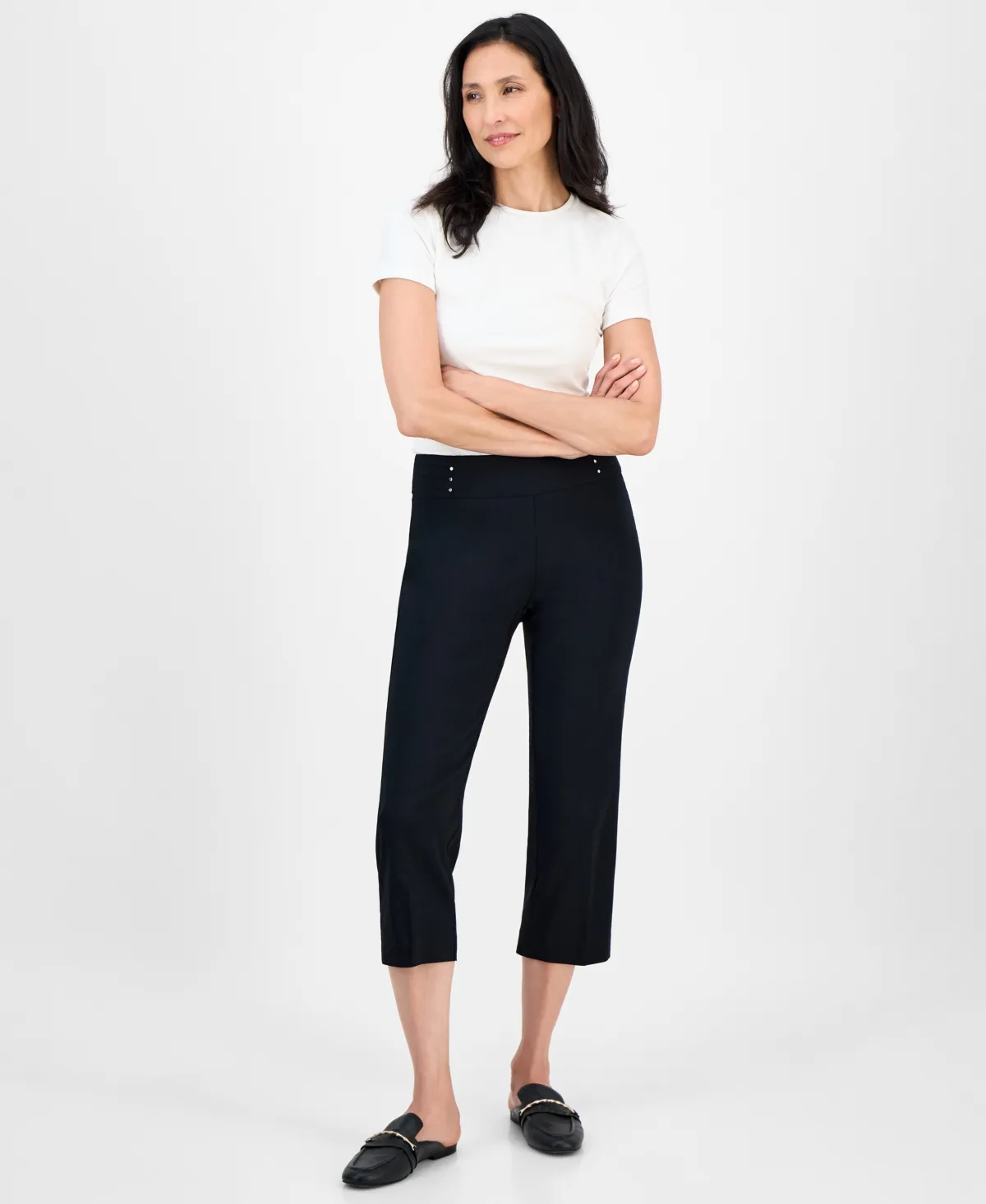 Pull-On Capri Tummy-Control Pants