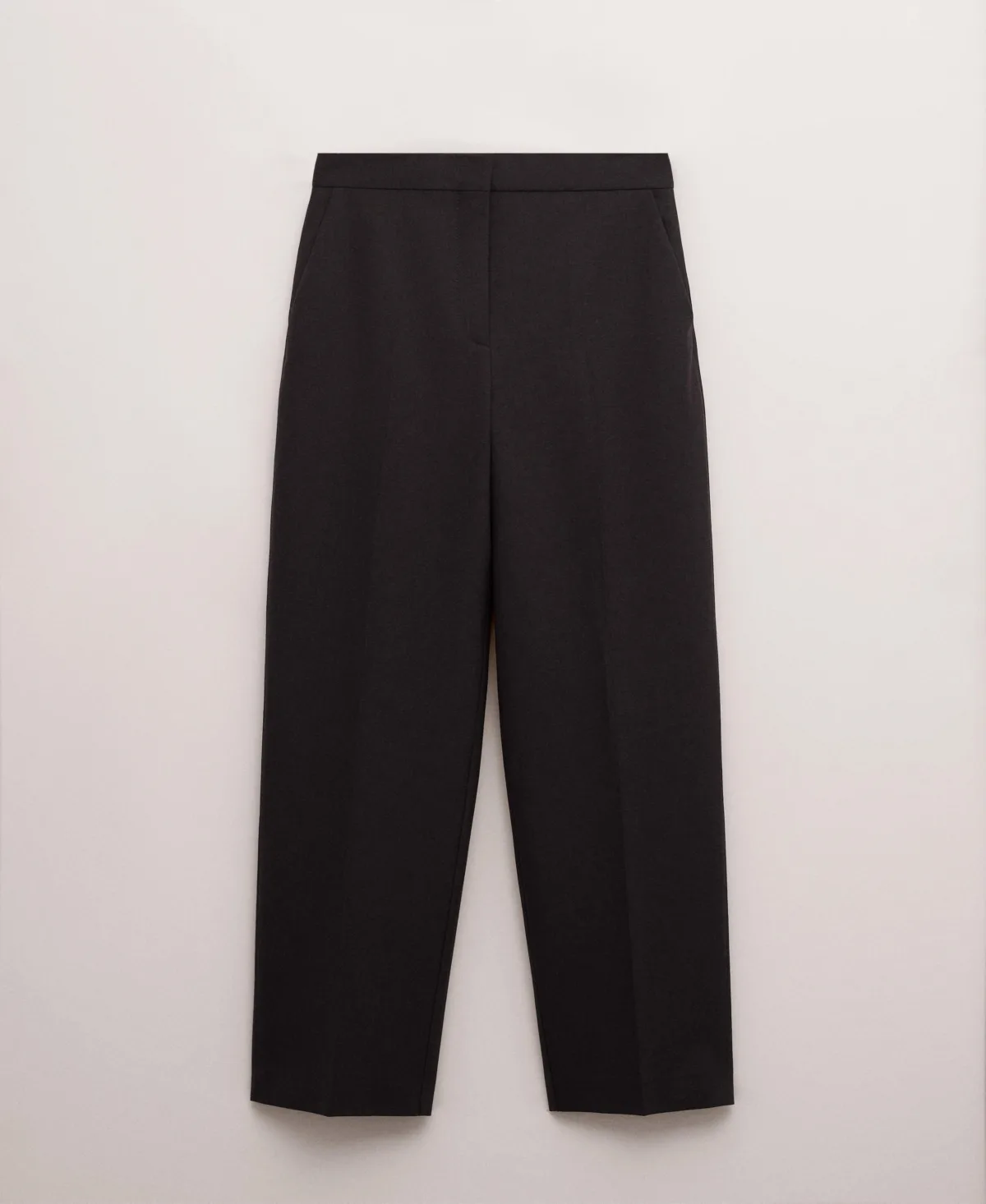 Wool Mid-Rise Dress Pants by Mango